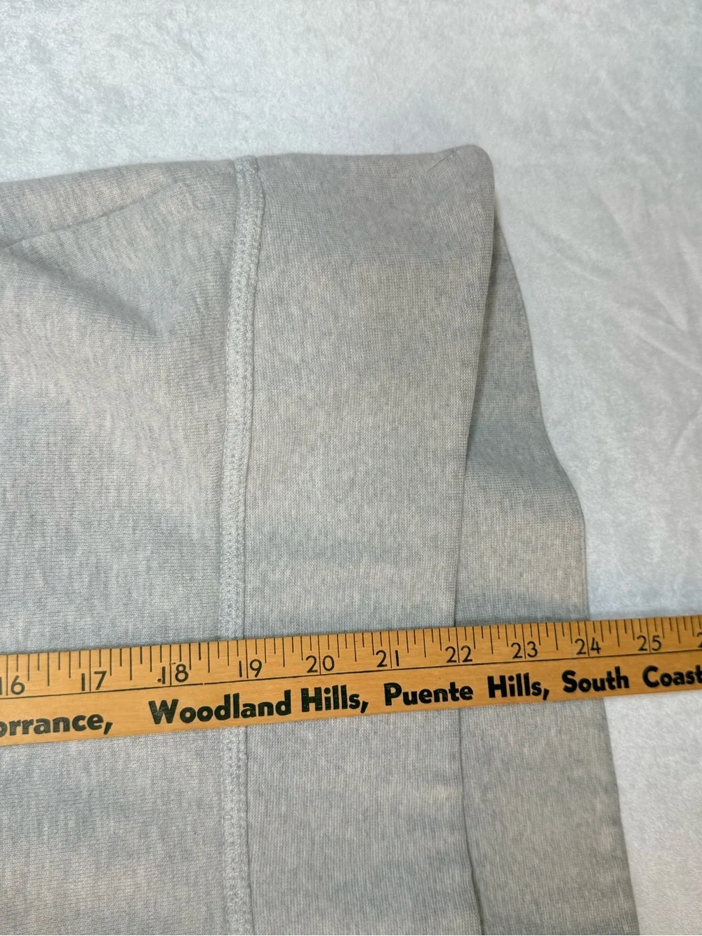 Nike Light Gray Pullover Sweatshirt with Navy Logo